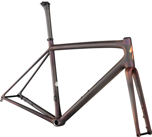 Specialized S-Works Aethos Frameset Satin Carbon/Red Gold Chameleon/Bronze Foil 54